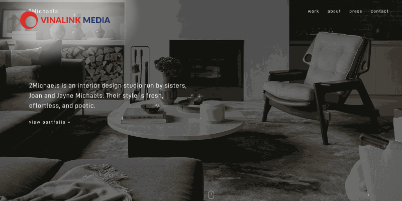 Mẫu Website Thiết Kế Nội Thất chuẩn đẹp 
